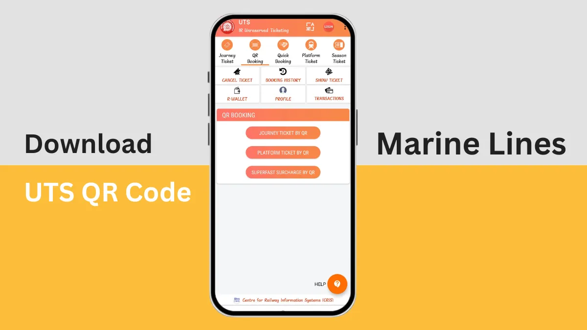 Marine Lines UTS QR Code Poster